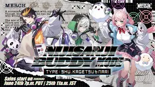 &ldquo;NIJISANJI Buddy Mode Type：Shu, Kagetsu & Nari&rdquo; Merch Intro
