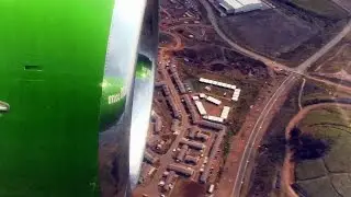 kulula.com B737 Landing Durban South Africa