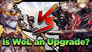 *WARRIOR OF LIGHT vs. KING MONT/RAIN* Is WoL EX an Upgrade of Either One? (FFBE War of the Visions)