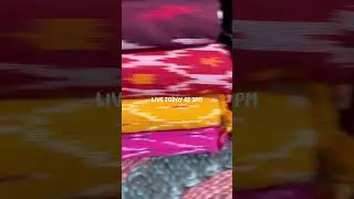 Сегодня в 15:00 в прямом эфире мы представим нашу эксклюзивную коллекцию костюмов икат из чистого...