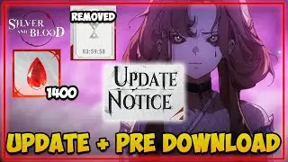 August Update ChangesI NO Transfusion Cooldown & more + 1400 Moon Tears I Silver and Blood
