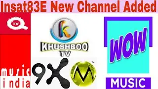 insat@83E New Channel Added Latest Update Working Channel List