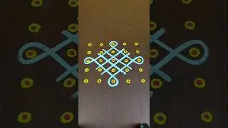 Easy Kolam For Beginners @RoopaRangoli #shorts #rangoli #kolam #muggulu #padikolam #kolangal