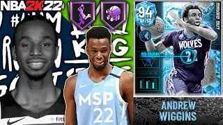 DIAMOND ANDREW WIGGINS GAMEPLAY! HE IS UNGUARDABLE IN NBA 2K22 MyTEAM!