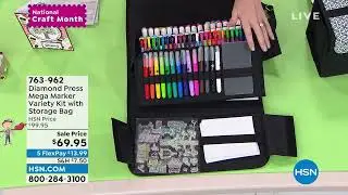 Diamond Press Mega Marker Variety Kit with Storage Bag