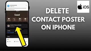 How To Delete Contact Poster On iPhone