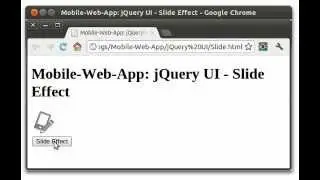 Implement slide effect using jQuery UI