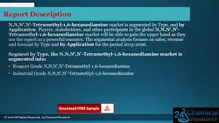 Global N,N,N',N' Tetramethyl 1,6 hexanediamine Market Insights and Forecast to 2026