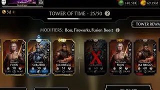 I Finally Beat Onslaught Sub-Zero 😤 | Tower of Time Battle 25 MK Mobile
