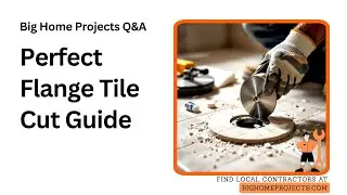 Flange Circle Scribe Angle‑Grinder Tile Fit Guide