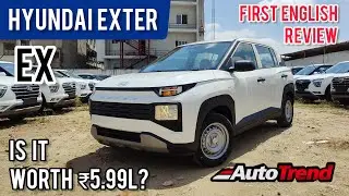 Hyundai Exter EX Base Model Real Life Detailed Walkaround Review |  TeamAutoTrend