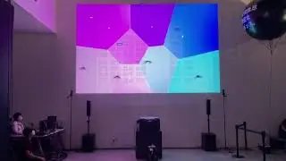 Indoor drone light show by dronelightshowjp/株式会社ドローンショー