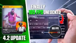 Finally 165 FPS is Here 🔥 Unlock 165 FPS For All Device New 4.2 Update &bull; PUBG/BGMI 