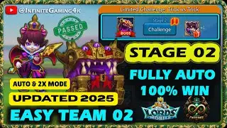 Limited Challenge Trick vs Trick Stage 2 Easy Team | Lords Mobile Petite Devil Stage 2 Fully Auto