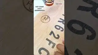 Hot stamp kayu untuk branding usaha #hotstamp #stempel #kayu #mebel #gresik