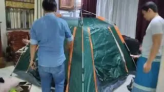 | Unboxing auto tent | Khemah Camping !! Camping Tent....