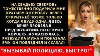 Свекровь сделала мне необычный подарок на свадьбу. Но когда я поняла что это, было уже поздно…