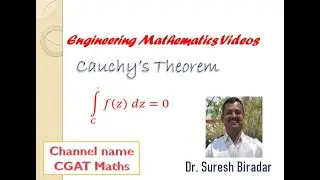 Cauchy's Theorem|Analytic function|Complex variable| 18MAT31|18MAT41|Dr.Suresh Biradar| CGAT Maths |
