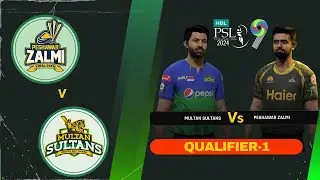 🏏 MS vs PZ Qualifier 1: Full Match Highlights | PSL 2024 | Tech Top Gamers | Cricket 24 Gameplay