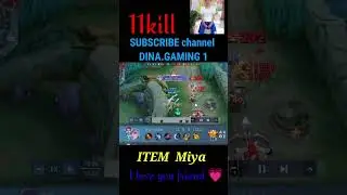 ITEM Miya good game go play game #game #mobilelegends