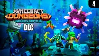 🗡️MINECRAFT DUNGEONS | Jugamos el DLC del OCEANO | Gameplay en Espa&ntilde;ol - Cap 4