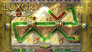 Прохождение Luxor 2 #1 / ВЫГЛЯДИТ ПРИКОЛЬНО!