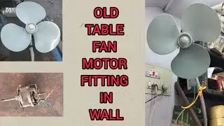 Table fan fitting in pvc pipe #fan #tablefan #ammafan #eduquest #elearning #onlinecourse