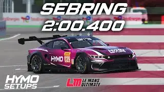 LMU Hotlap | Ford Mustang LMGT3 @ Sebring | V1.2.1 | Le Mans Ultimate