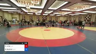 132 Lbs 5th Place - Elias Long, Compound York Wrestling Club Vs Rohan Bucknor, Southern Maryland W