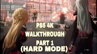 Scarlet Nexus PS5 4K WALKTHROUGH (HARD MODE) PART 1