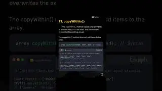 javascript arrays methods in details part 2