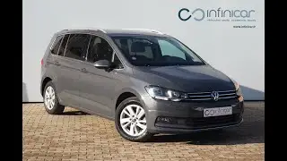 VW Touran 1,5 Tsi 150 Evo Carat + Attel. + Cuir + Cam&eacute;ra + Carte ML + Opt., 1&egrave;re M. - Garantie 12M