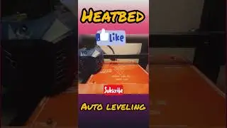 3D printer heatbed auto leveling#3d #3dprinting #youtubeshorts #printer #leveling #printer #anycubic