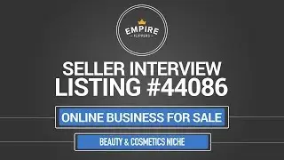 Online Business For Sale - $47.1K/month in the Beauty & Cosmetics Niche