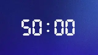 50 Minute Timer to Shift Your Brain Waves to Focus & Stay in Frequency | Deep State Edition | NX 🎵🎵