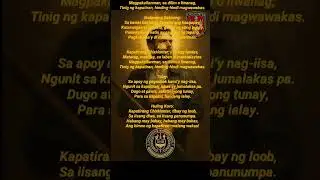 Ang Hymnario ng Fraternal Order of the ChixHunter Brotherhood|Tayo'y Magkaka-buklod 