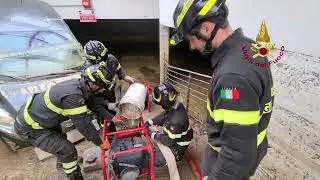 PRATO - UN ANNO FA L’ALLUVIONE IN TOSCANA, IL RICORDO DEI VIGILI DEL FUOCO