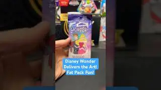 Disney Wonder Fat Pack Opening! Magical Art & Stunning Cards! ✨ | SBros Cards #shorts