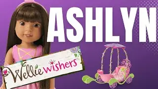 American Girl WellieWishers Ashlyn Doll + Magical Garden Carriage + Magical Llamacorn Accessories