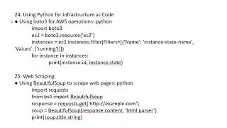 AWS DevOps 1.3.3. Python Basic