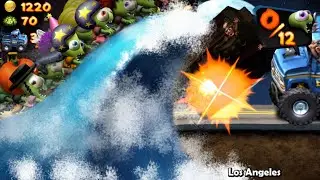 Zombie Tsunami Max level 197 - Tsunami Mission:Destroy 6 monster trucks