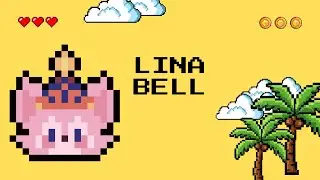 Cute Linabell Pixel Art Tutorial || How to Draw Disney Linabell Step by Step