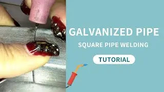 Galvanized pipe square pipe welding tutorial