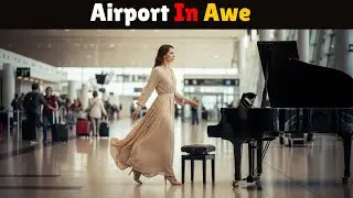 The Airport Was Loud &mdash; Until She Played the Piano...