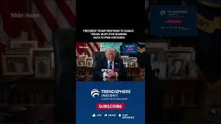 President Trump Responds to Hamas: &ldquo;Israel Must Stop Bombing Gaza to Free Hostages! #news
