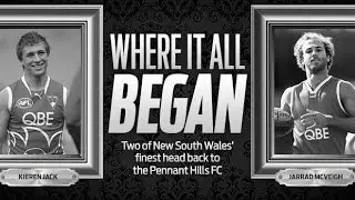 Where it all began - Jarrad McVeigh and Kieren Jack