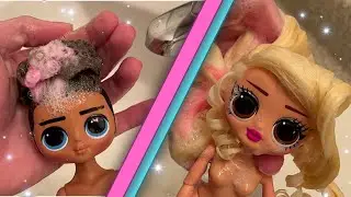 Создаём макияж для двух кукол lol surprise omg (продолжение) — крутой чувак и розовая цыпочка | Z...