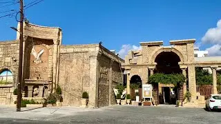 Limassol walk tour. Syrian restaurant. Atlantica Oasis Hotel 4*, Iliados, Xenofanous, Stymfalion str