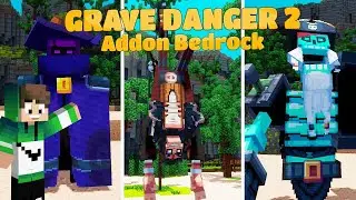 ADDON GRAVE DANGER 2 MARKETPLACE MINECRAFT 1.21 ( BEDROCK - MCPE )