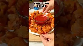 Viral Crispy Soya Chunks #shorts #trending #crispy #soyachunks #shortsfeed #crunchy